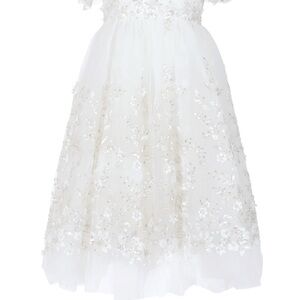 JessaKae White Floral Midi Dress